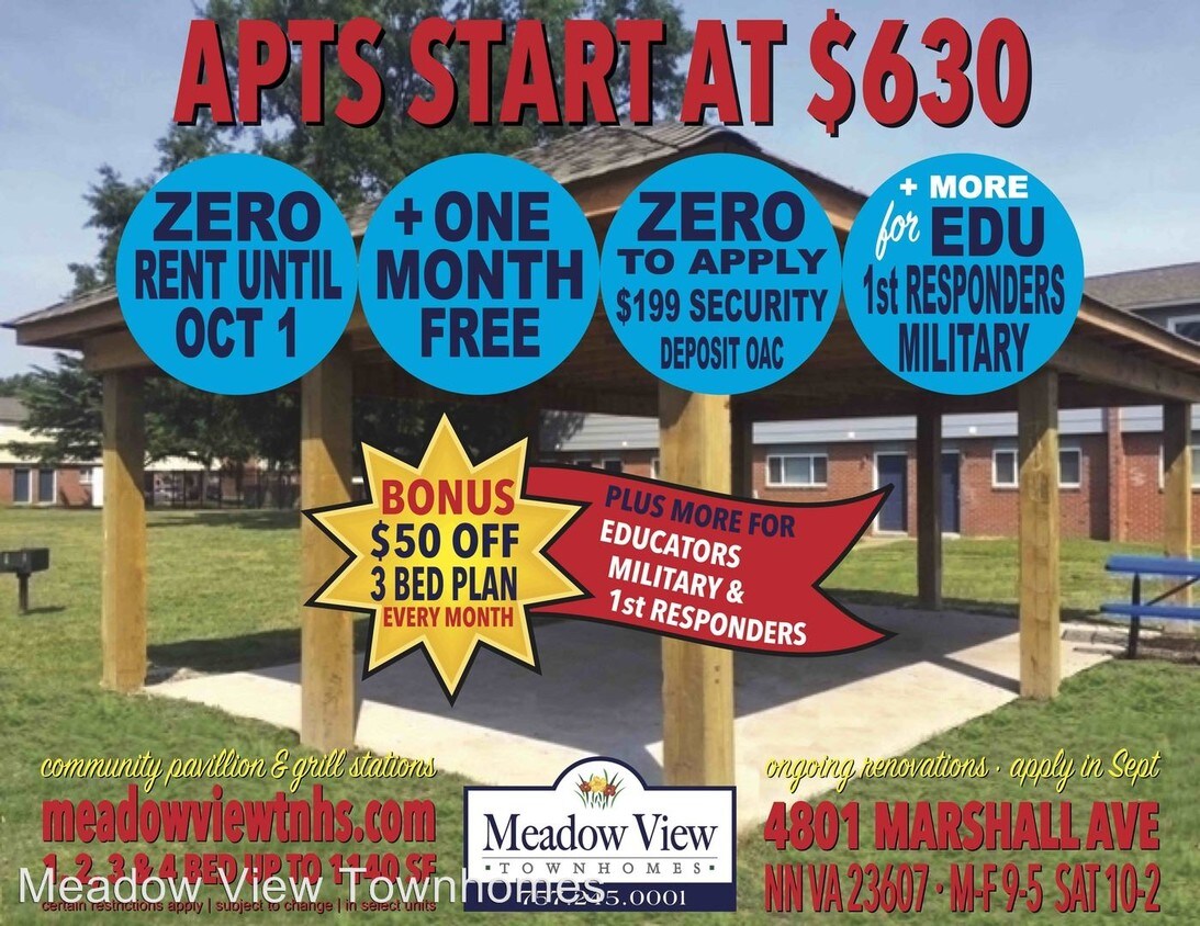 4419 Marshall Ave, Newport News, VA 23607 Condo for Rent in Newport