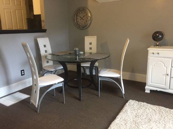 glass table - 181 Beck Ave
