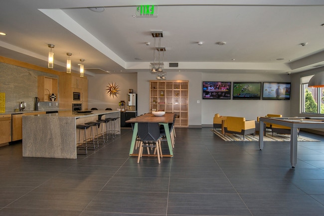 Clubroom with Billards - One Observatory Park Apartments