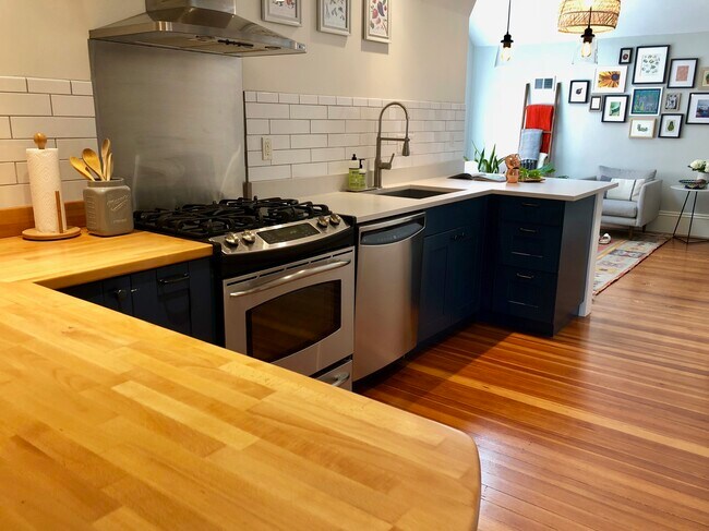 Fully renovated kitchen that opens to the living room - 30 Pearson Ave