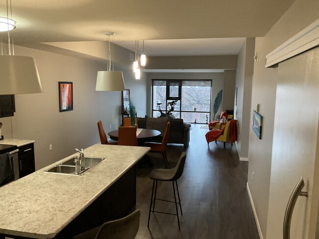 View of apartment from the entrance - 300 Assiniboine Av