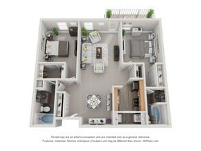 Interior Photo - Lake Place