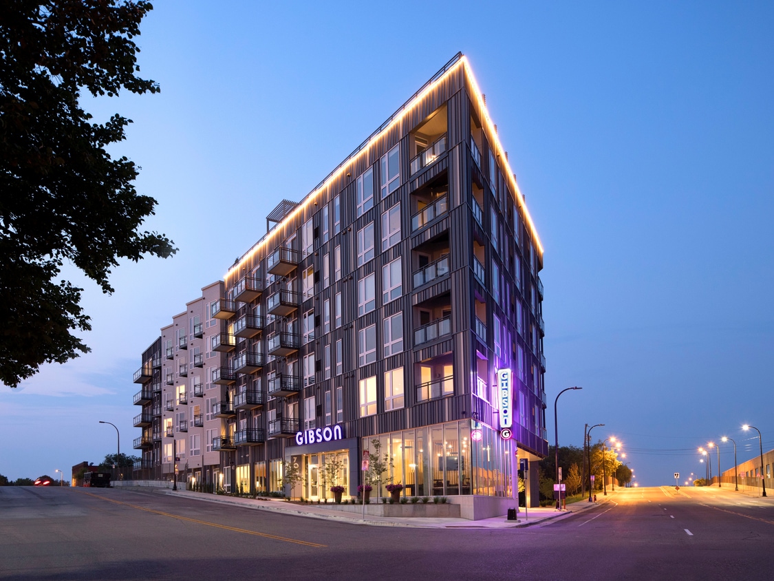 Where modern living meets iconic design. - Gibson Apartments