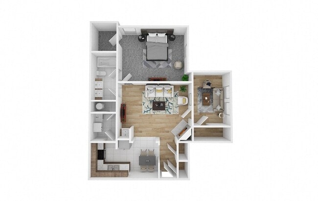 1 Bedroom Floorplan - Summerlyn Place