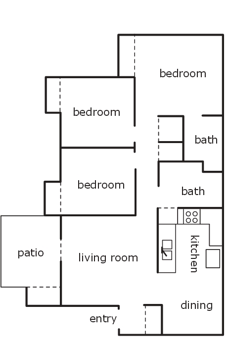 3 hab | 2 baños - Cedar Park