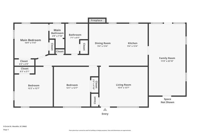 Foto del edificio - Charming 3-Bedroom Home in Mauldin, SC