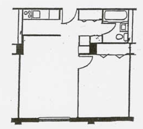 1BR/1BA - First Apartments