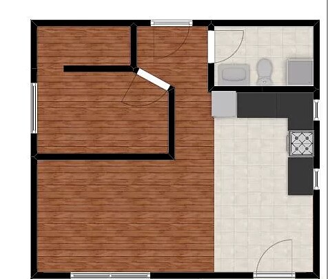 Plano de planta de la unidad n.° 4 - 9 N Main St