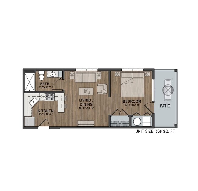 Interior Photo - Gaslamp Apartments