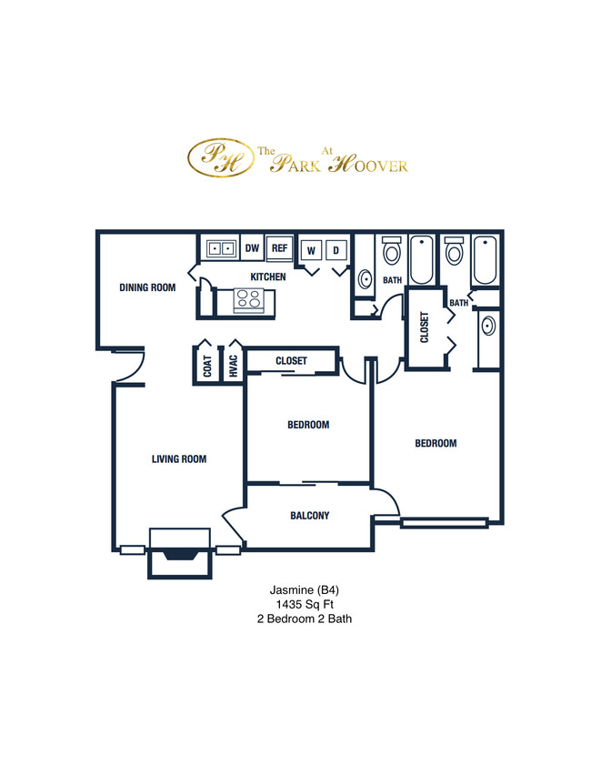 Jasmine (B4) 1315-1315 ft² - Park at Hoover