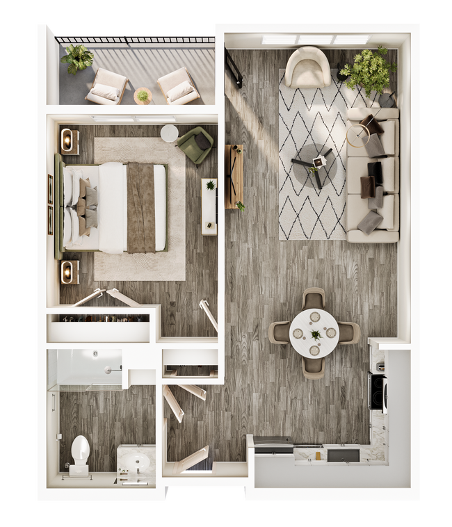Plano de planta - Park Village at Garden State Park