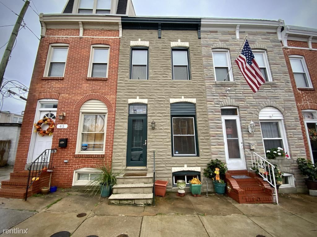 2 br, 1 bath Townhome 43 East Barney Street Townhome Rentals in Baltimore MD