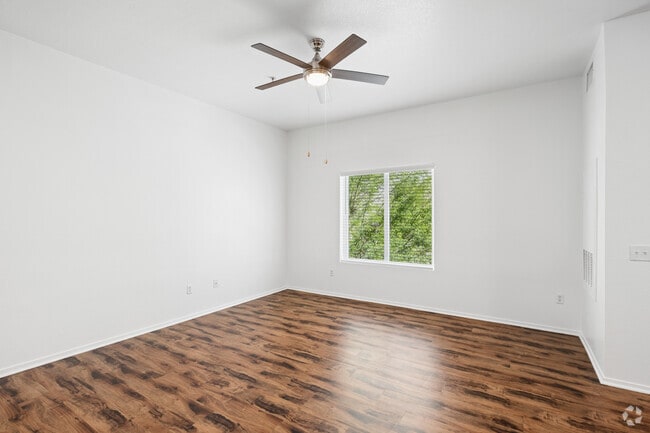 1BR, 1BA - 679SF - Living Room - College Villas - 55+ Senior Community