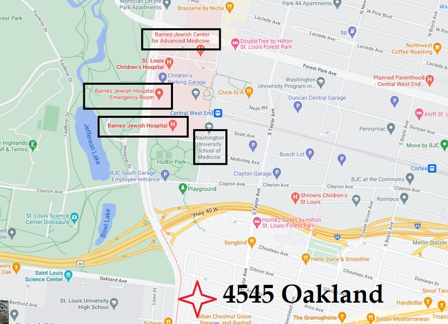 Caminata hasta Barnes Wash U - 4545 Oakland Ave