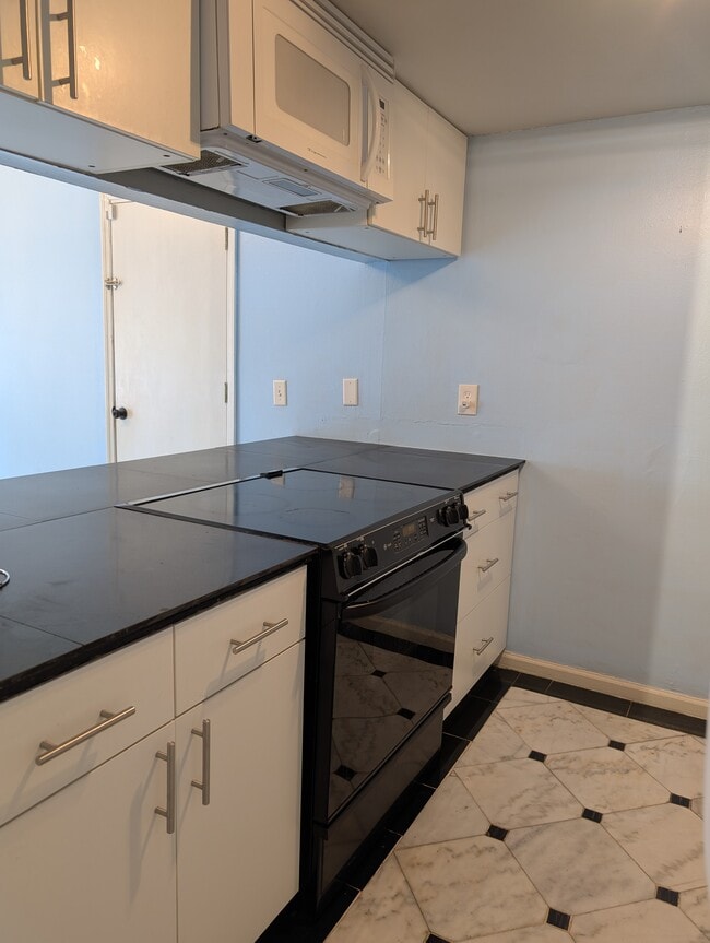 Kitchen and side door entrance. Not pictured is the over counter storage and microwave. - 2228 Sandpiper St