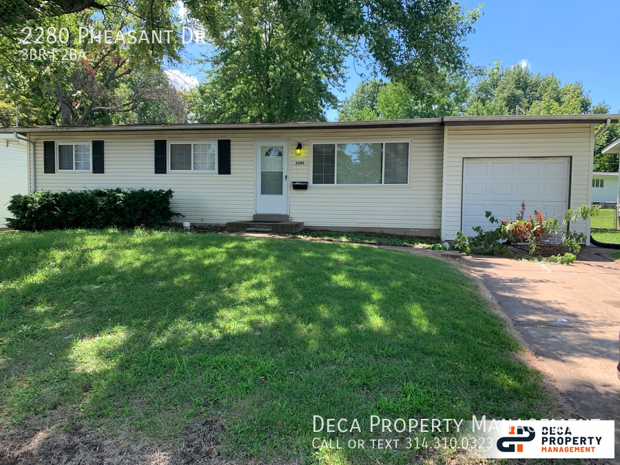 3 Bedroom House House Rental in Florissant, MO