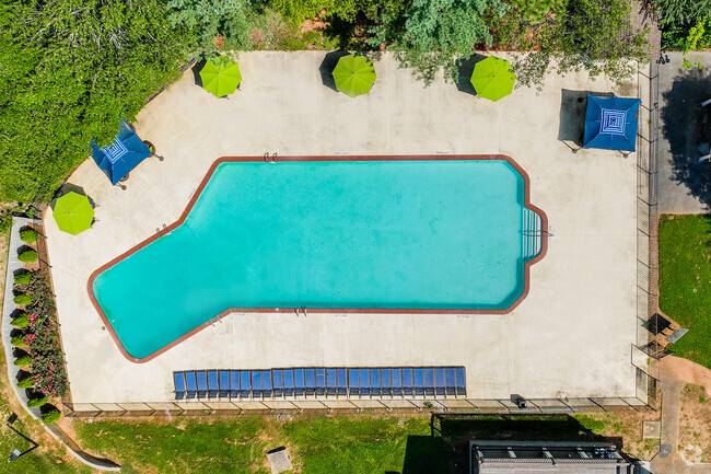 Pool Aerial - The Pynes by Trion Living