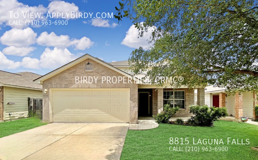 8815 Laguna Falls, San Antonio, TX 78251 House Rental in San Antonio