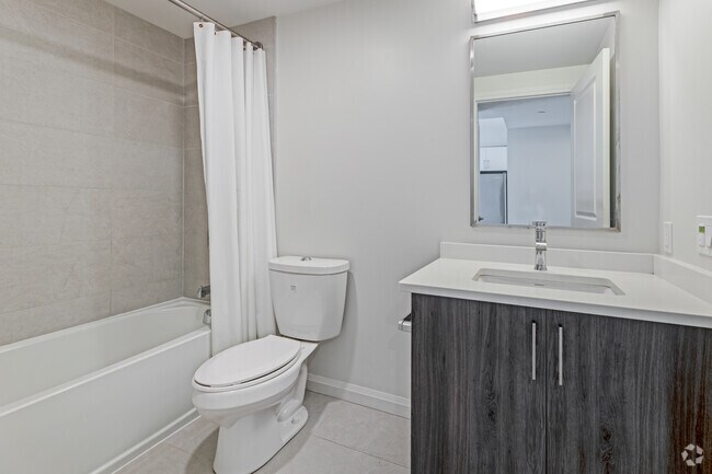 Appartement Stirling 1 chambre + bureau, 1 salle de bain - 48 m² - Salle de bain - The Scott