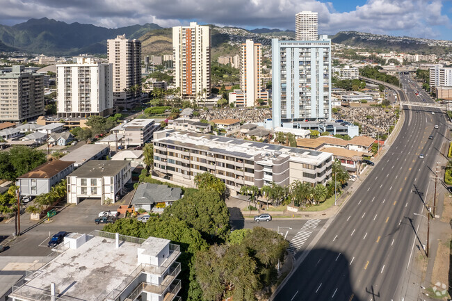 Aerial Photo - Kapiolani Banyan