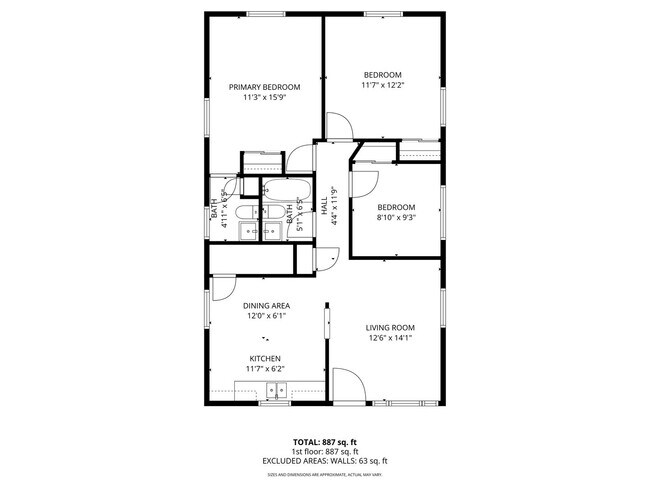 Foto del edificio - Charming 3-Bedroom, 1.5-Bath Single-Family Home