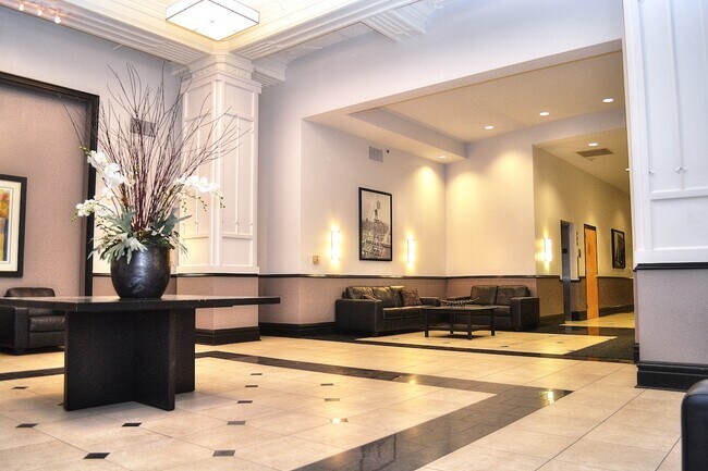 A View Thru to The Guest Elevator & Freight Elevator - 1501 Locust St