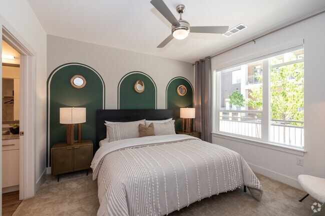2BR, 2BA - 1,133SF - Primary Bedroom - The Hayes