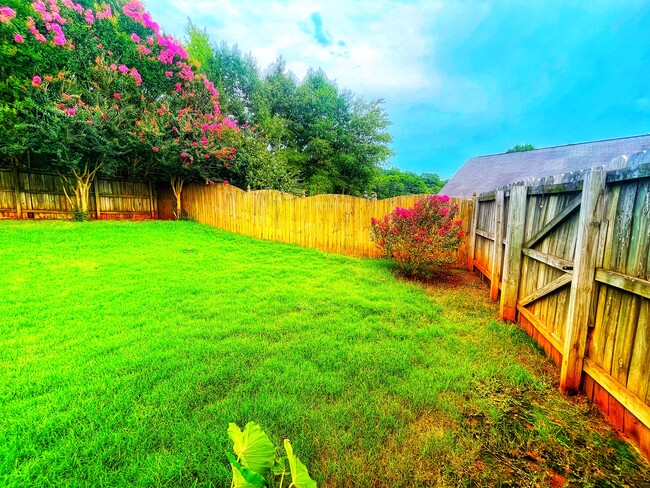 Fenced backyard - 102 Wallhaven Dr SW