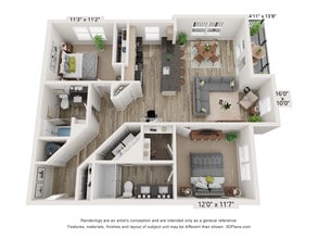 Interior Photo - The Station Apartments