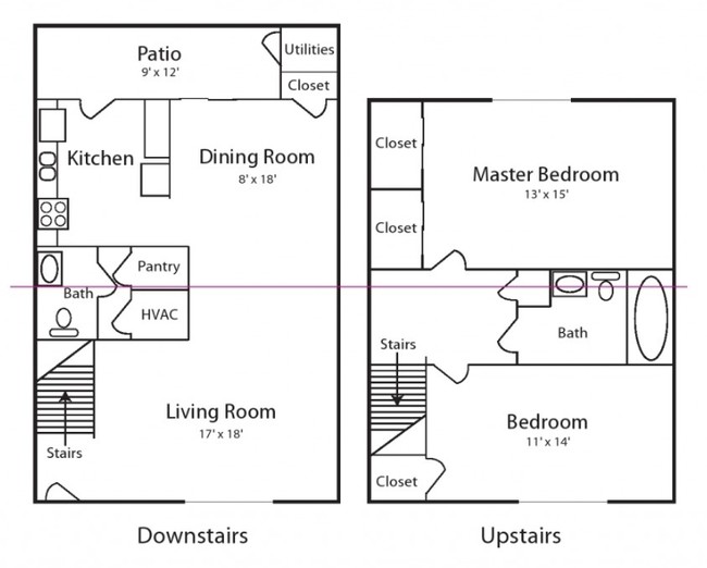 Foxwood Townhome Apartments Apartments Warner Robins, GA