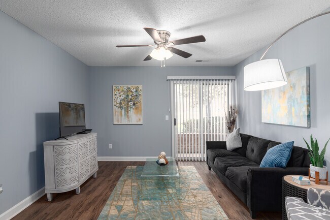 1HAB, 1BA - 610SF Sala de estar - Hunters Chase
