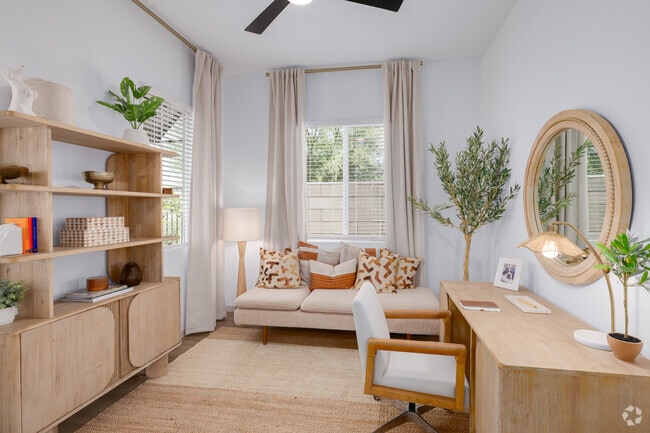 2BR, 2BA - 1,012SF - Bedroom - Bungalows on Sarival