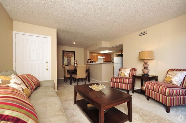 Sala de estar - Cedar Bend Apartments