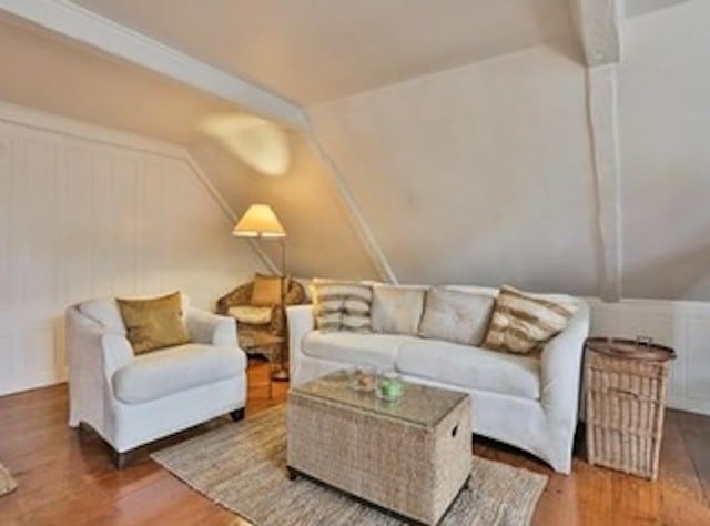 Living Room with Wood Floors - 20 Horton St