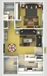 1 Bedroom 1 Bath Apartment Home with 618 Square...