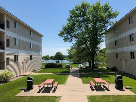 Patio - Lions Park Apartments