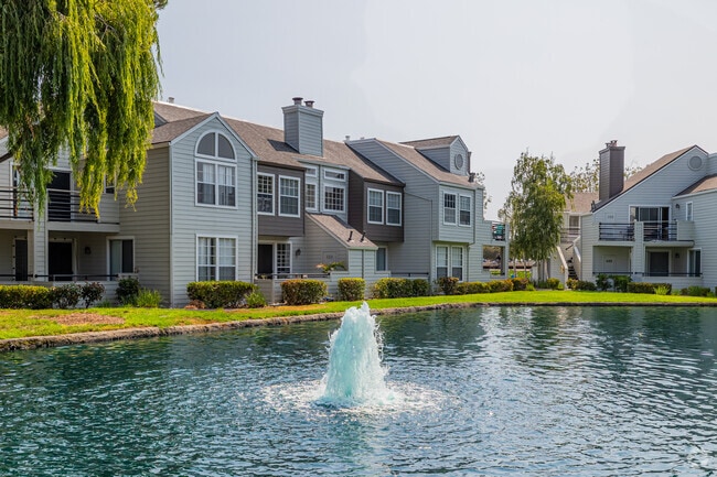 A few Apartment developments a strewn throughout Foster City.