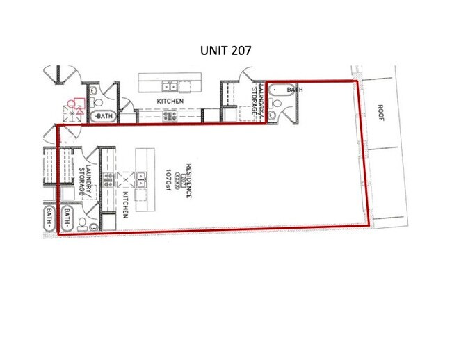 Disposición de la Unidad 207 - 7 Saint Emanuel St