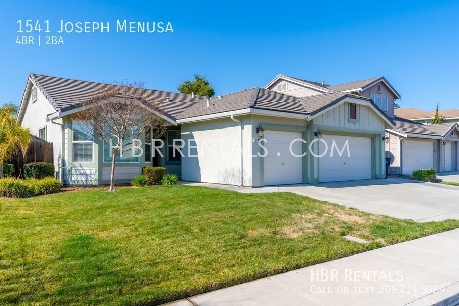 Single Story Four Bedroom 3 Car Garage T... House for Rent in Tracy