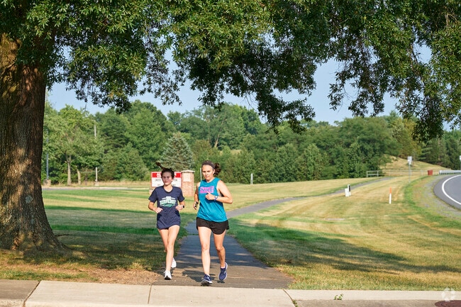 Runners love the miles of trails in Potomac Lakes.