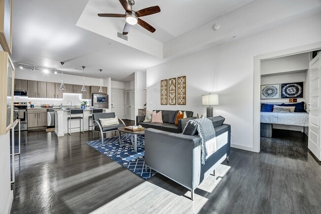 Model-Living Room - Aspire Tucson: Off-Campus Student Housing Apartments