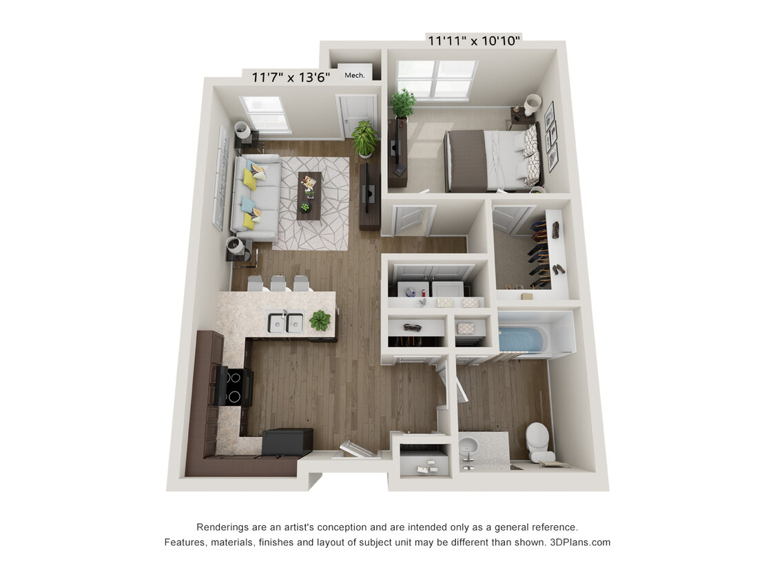 Plano de planta - Wooster Lofts