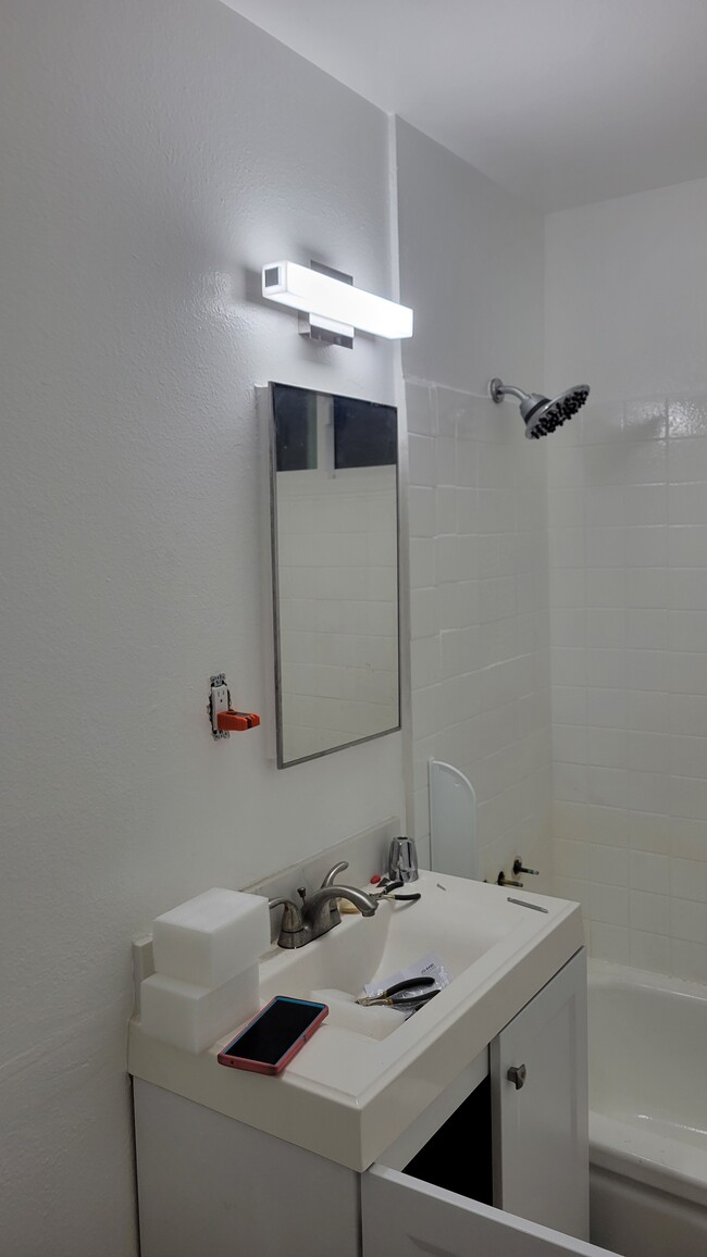 This is immediately after light fixture was installed. Check back for updated pics! - 14428 Amar Rd