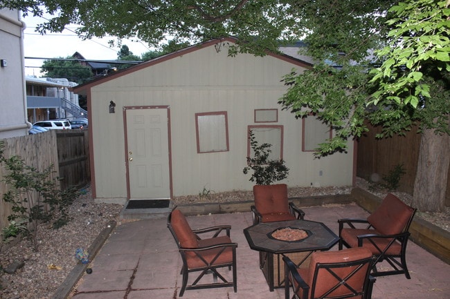 Backyard & garage - 1270 N Downing St