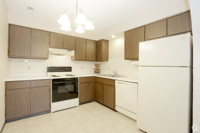 2 Bedroom - Kitchen - West Mound Apartments