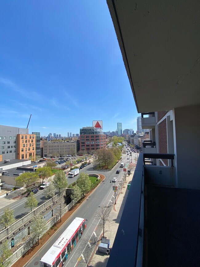 View From Balcony - 566 Commonwealth Ave