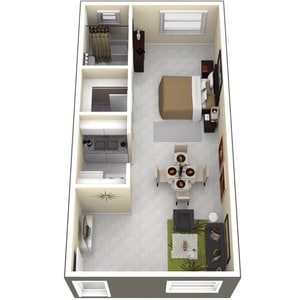 Studio - Jade Gardens Apartments