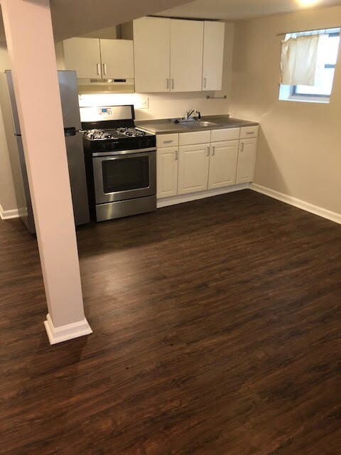 Living area and open kitchen - 739 Morton St NW