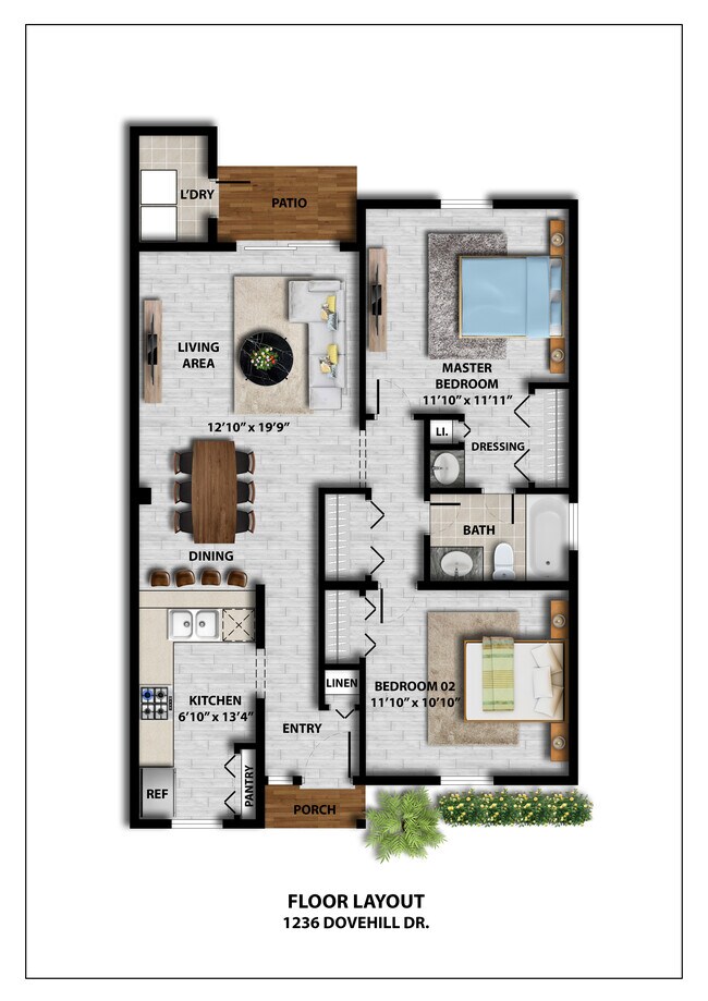 Photo - 1240 Dovehill Dr Townhome