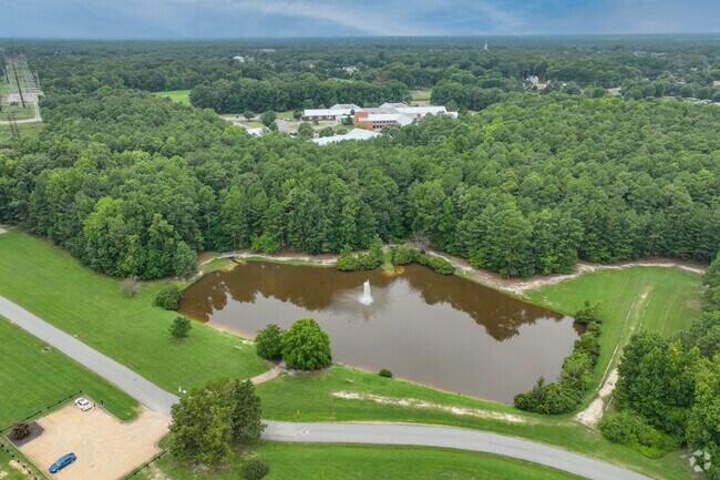 Local ponds can be seen form a bird's eye view in the Glen Allen neighborhood.